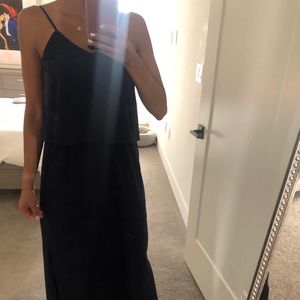 Beautiful blue and soft breezy long dress